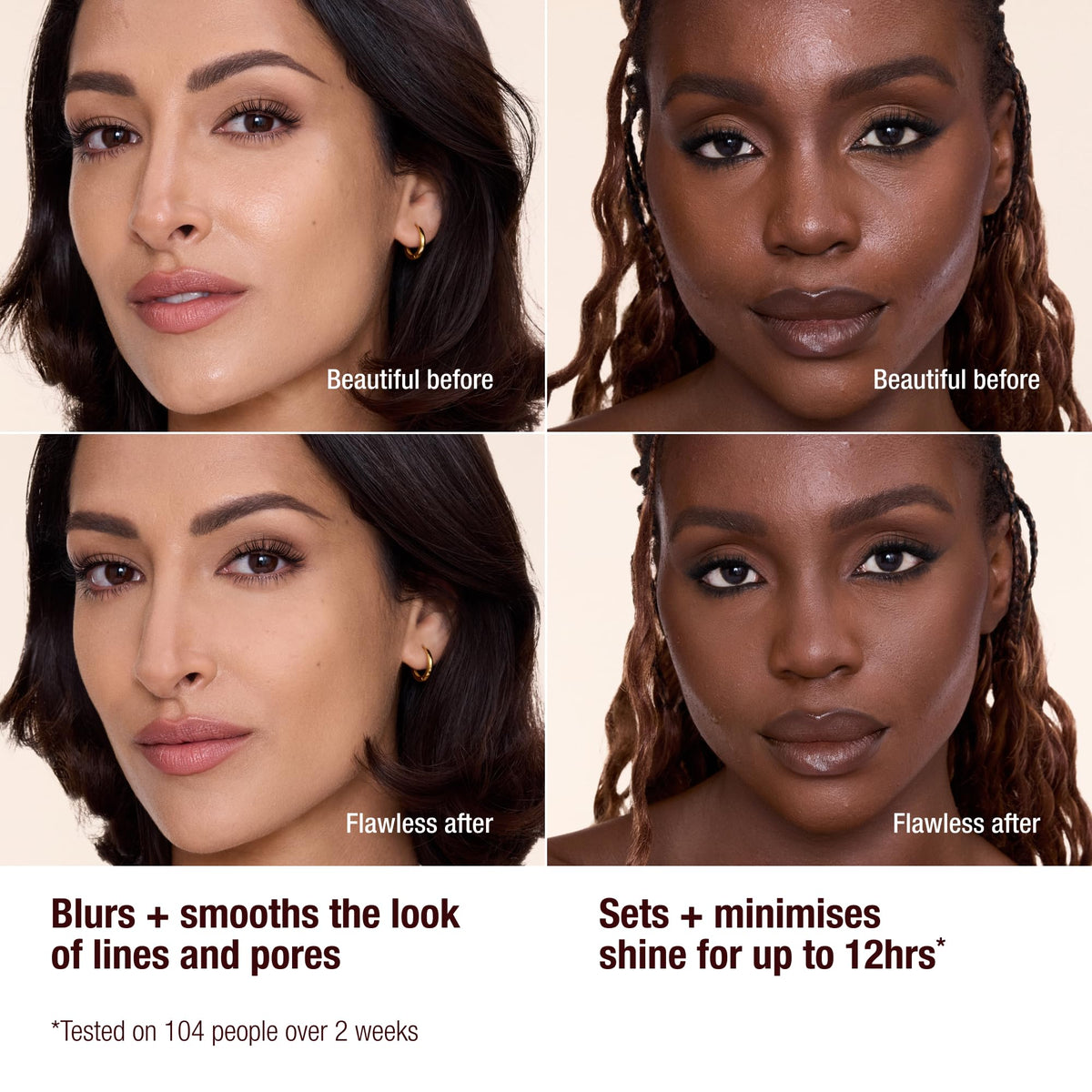 White Smoke Charlotte Tilbury Airbrush Flawless Finish Blurring & Setting Powder