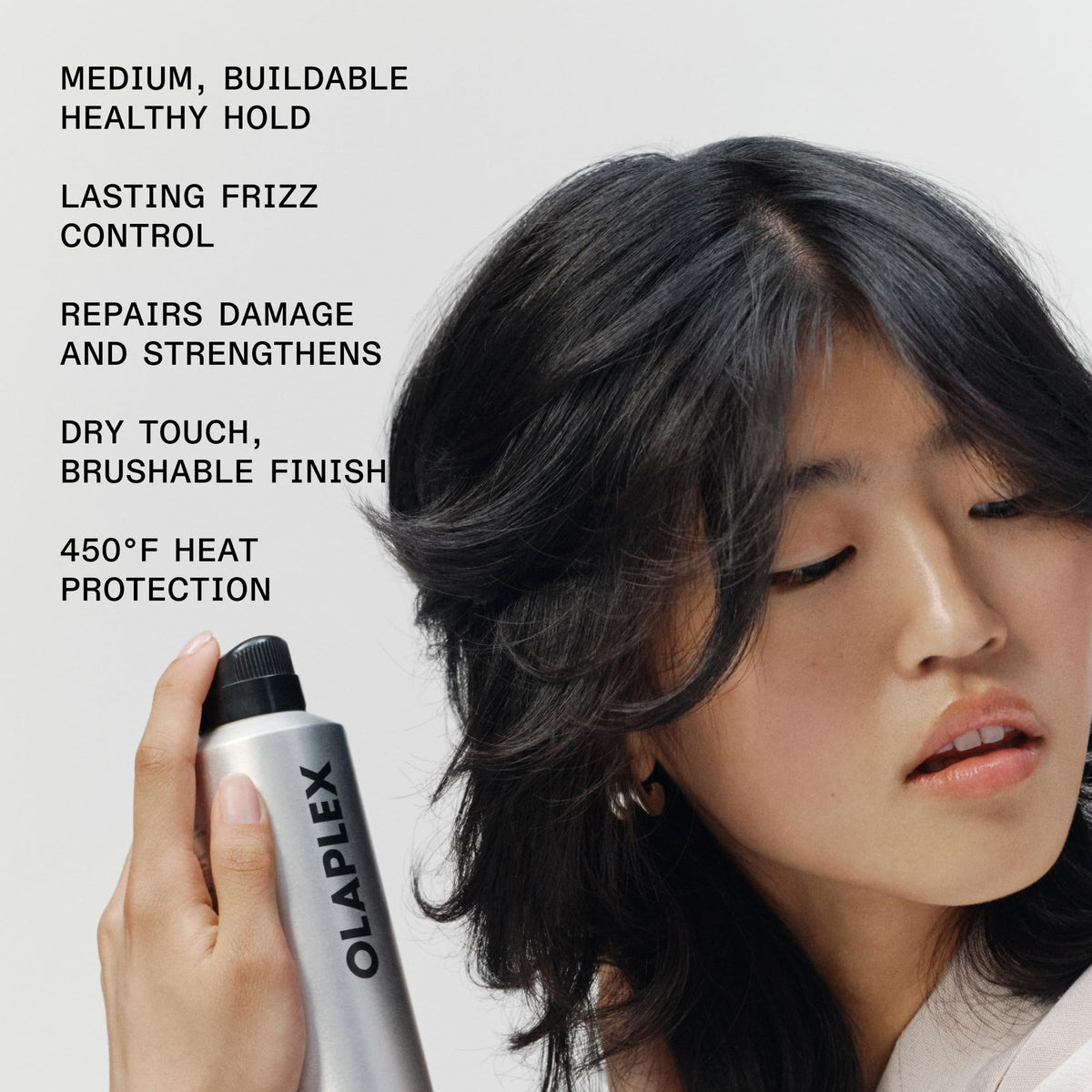 Lavender Olaplex Shape Set™ Hairspray, Flexible Medium Hold, Weightless, 245 mL
