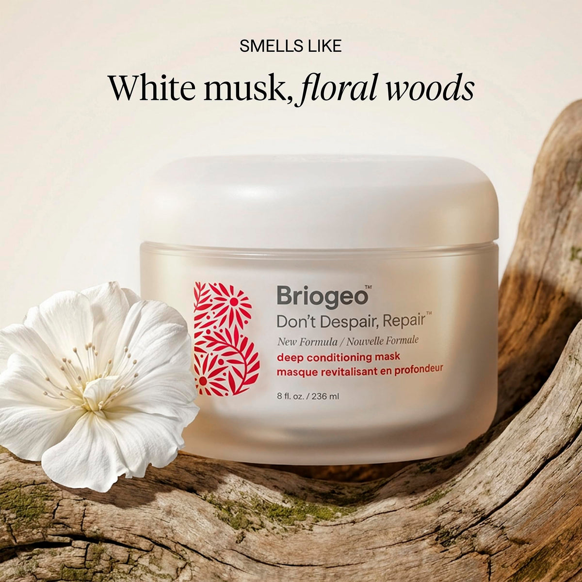 Antique White Briogeo Don't Despair, Repair! Deep Conditioning Hair Mask