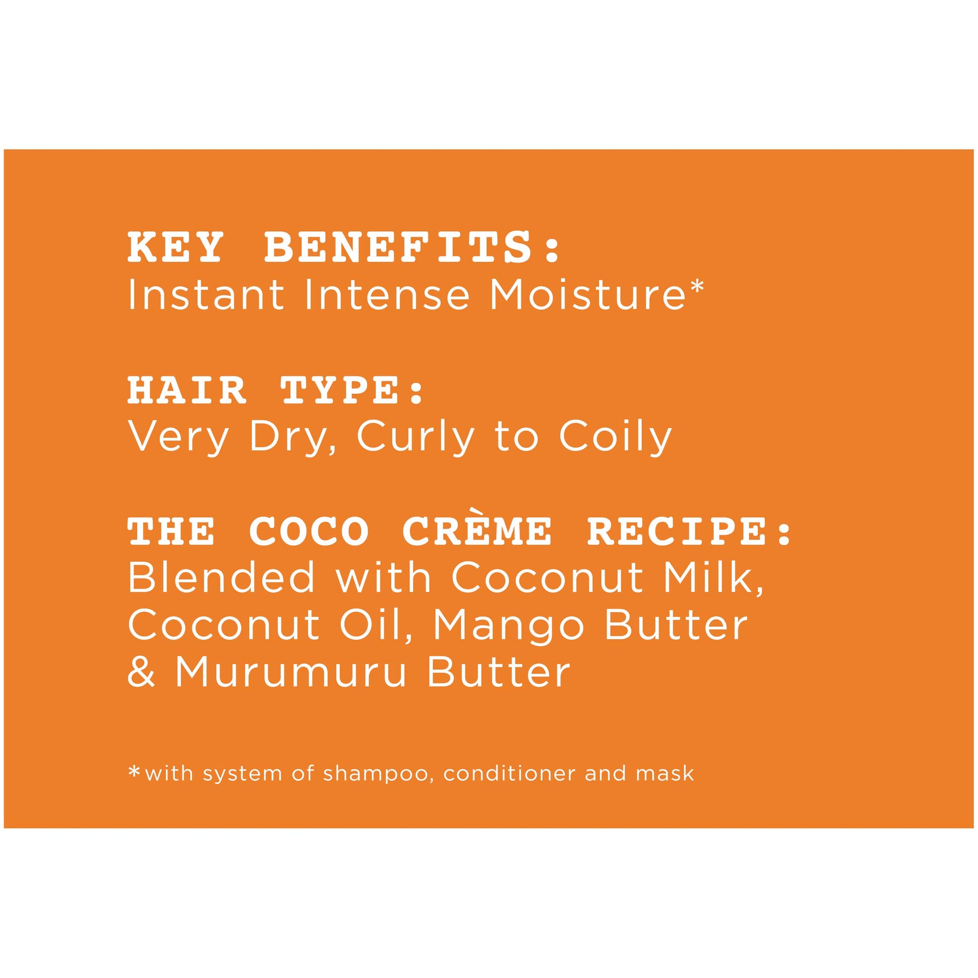 Chocolate Carol’s Daughter Coco Creme Sulfate Free Shampoo and Conditioner Set with Silicone Free Hair Butter, for Very Dry Curly Hair, with Coconut Oil and Mango Butter