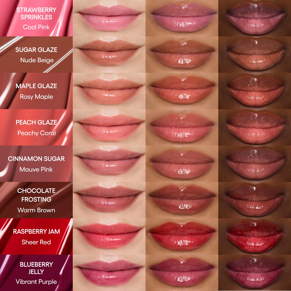 Saddle Brown LANEIGE Blurred Skin & Glowy Lips Set