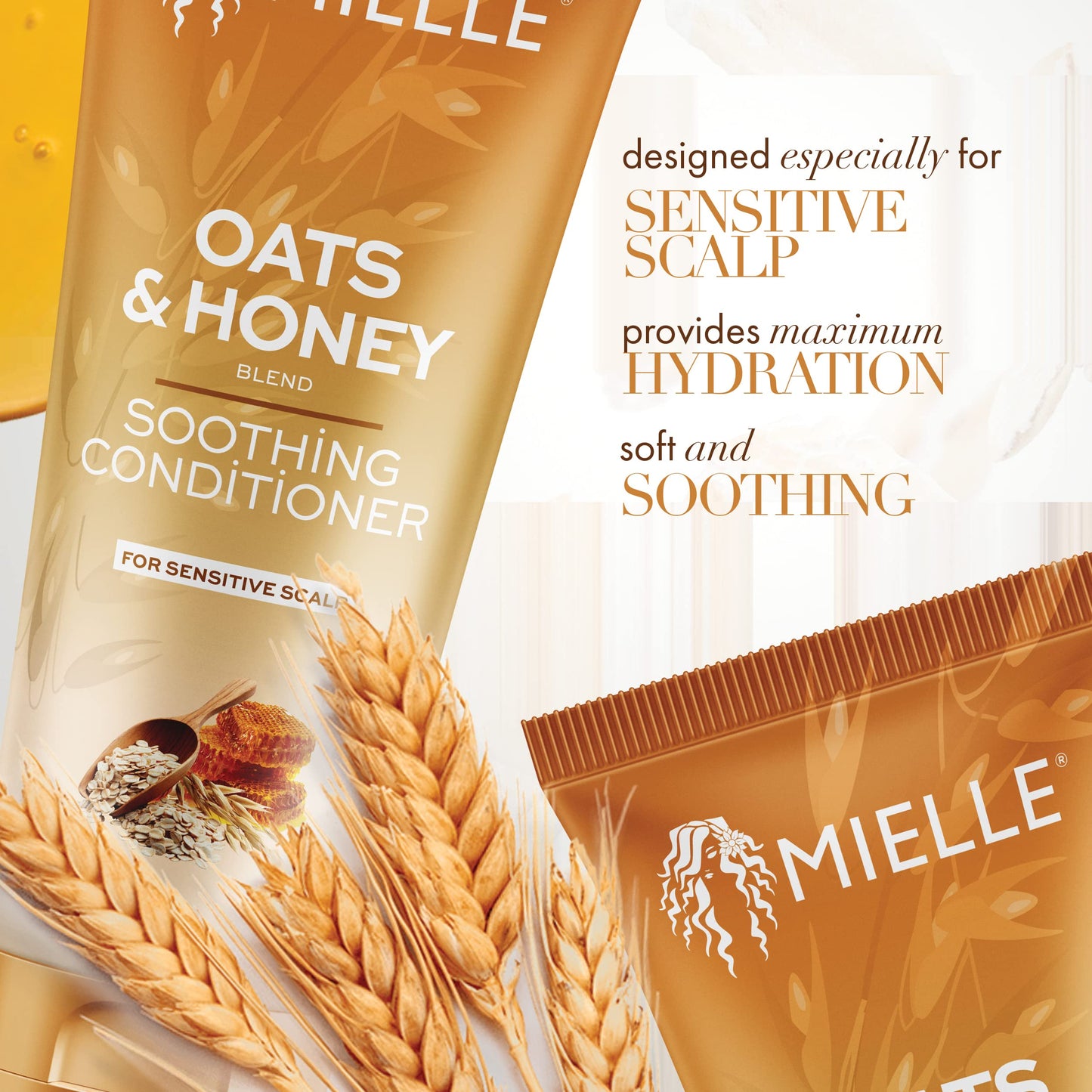 White Smoke Mielle Organics Oats & Honey Soothing Conditioner