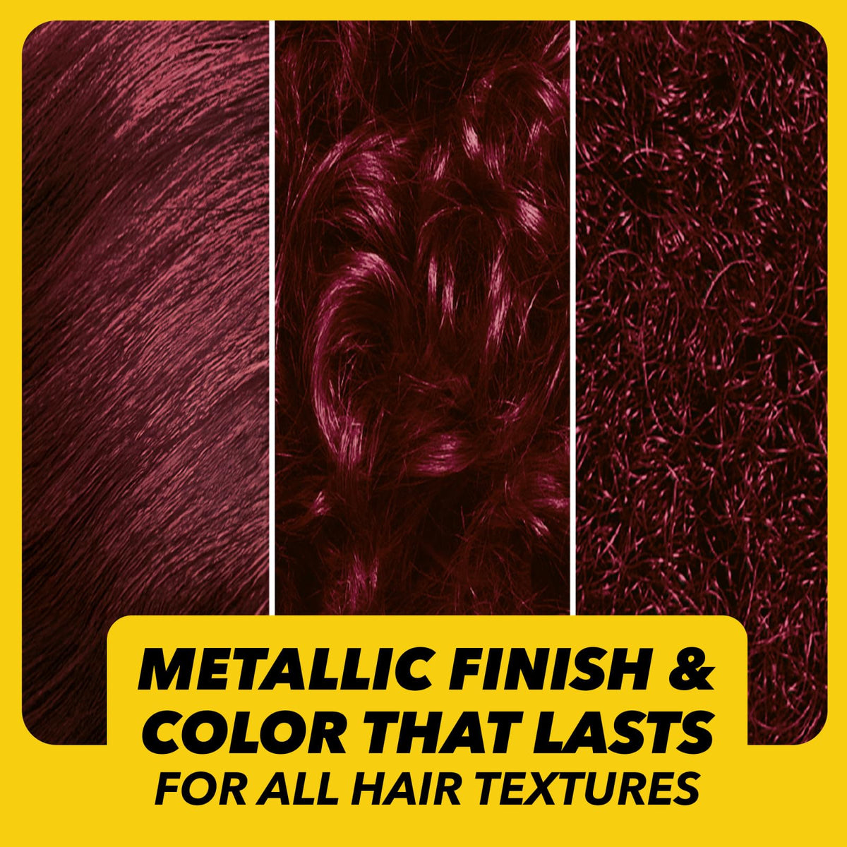 Black got2b Metallics Permanent Hair Color, M70 Cherry Red, Upto 30 Washes, 1 Kit