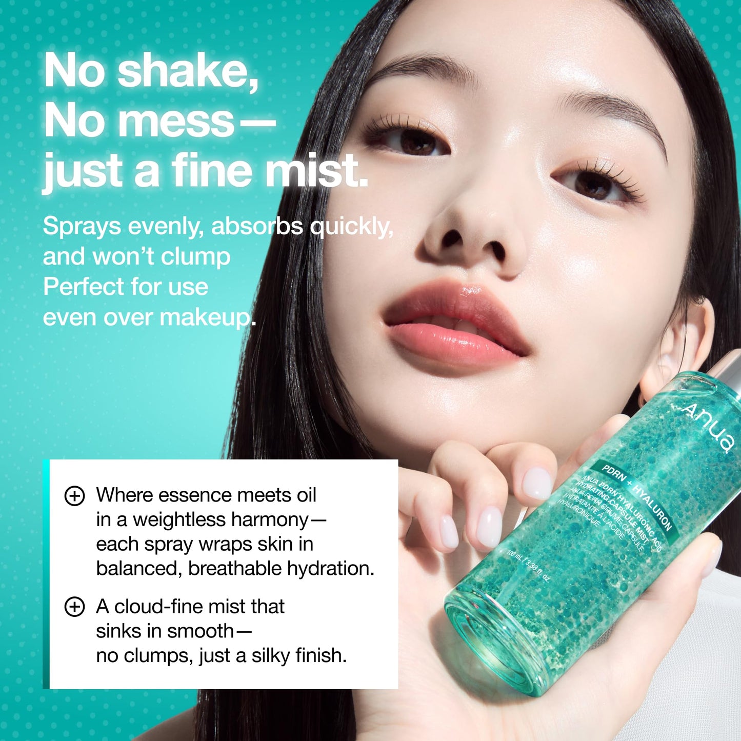 White Smoke ANUA PDRN Collagen Plumping & Firming Care Set, PDRN Salmon DNA Glow Serum Spray, Collagen Patch Neck & Facial Fine Line, Face Mist & Melting Duo for Perfect Home Care, Korean Skincare Set