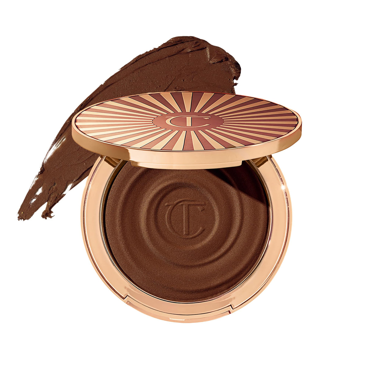 White Smoke Charlotte Tilbury Beautiful Skin Face & Body Cream Bronzer Makeup