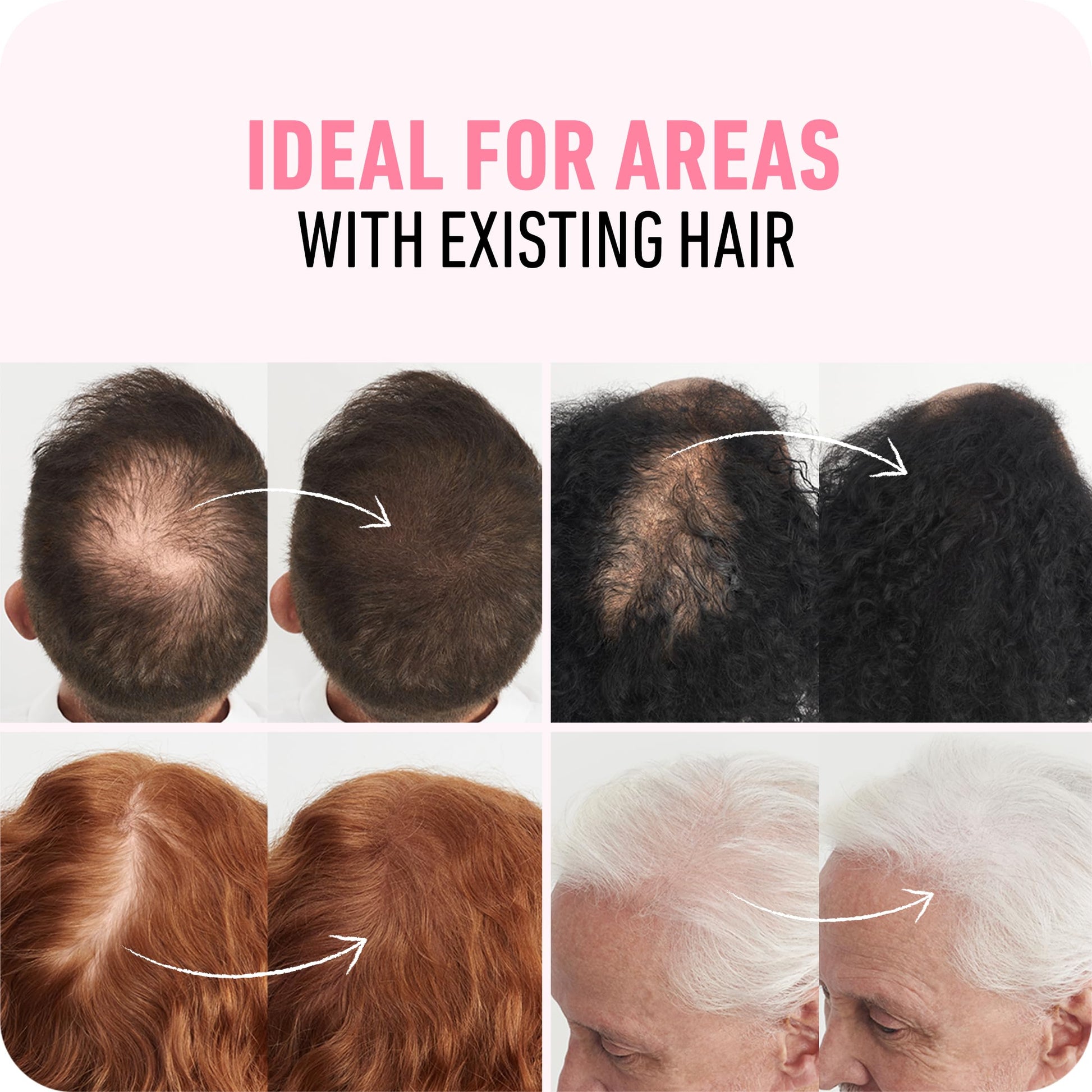 White Smoke BOLDIFY Hair Fibers (12g) - Fill In Thinning and Fine Hair for an Instantly Fuller, Thicker Look - 14 Shades for Women & Men - Medium Brown