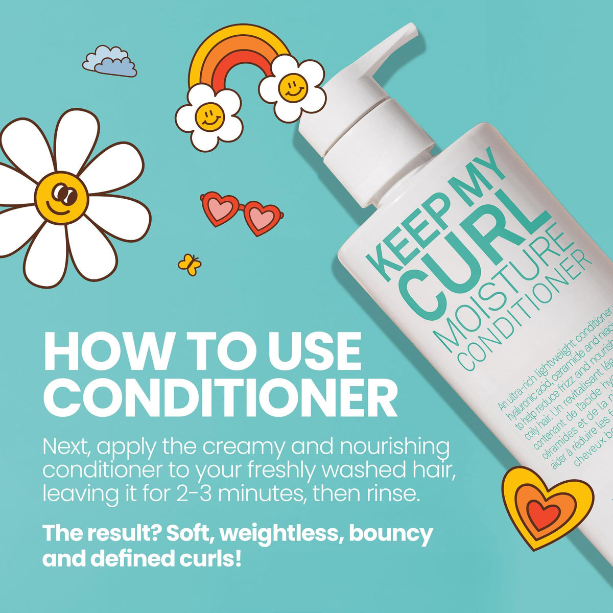 Medium Aquamarine ELEVEN AUSTRALIA Keep My Curl Moisture Conditioner, Adds Shine - 10.1 Fl Oz