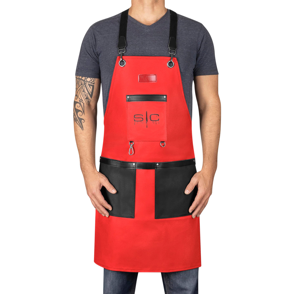 White Smoke STYLECRAFT Heavy Weight Waterproof Professional Barber-Salon Apron