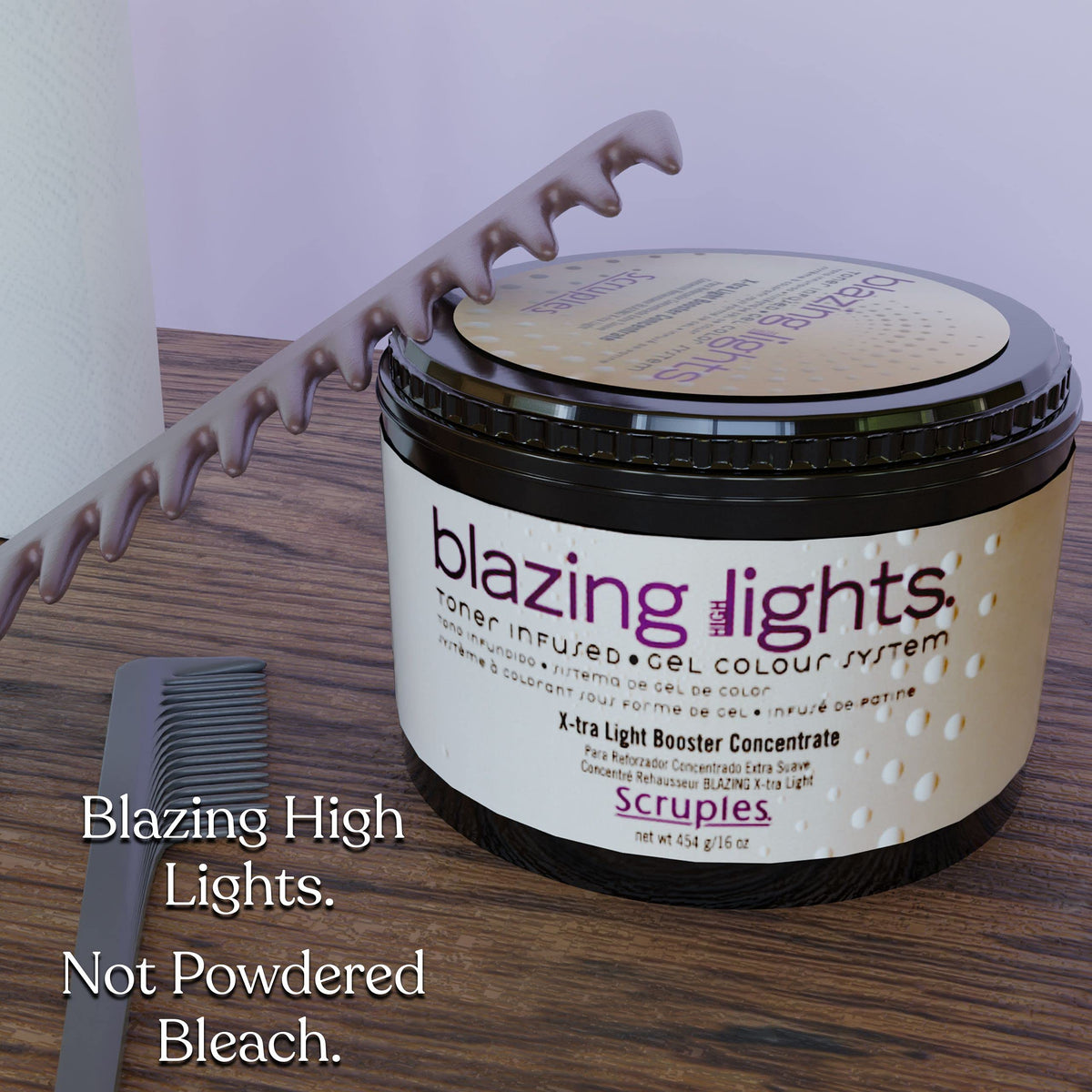 Dark Olive Green Scruples Blazing Highlights Extra Booster Concentrate, 16 Ounce