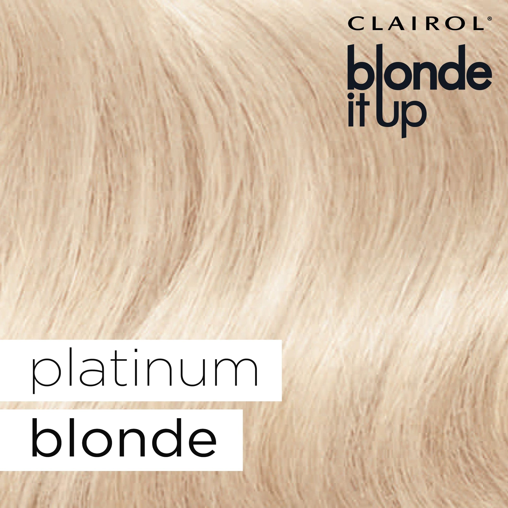 Tan Clairol Blonde It Up Permanent Hair Dye, Platinum Blonde Hair Color, Pack of 1