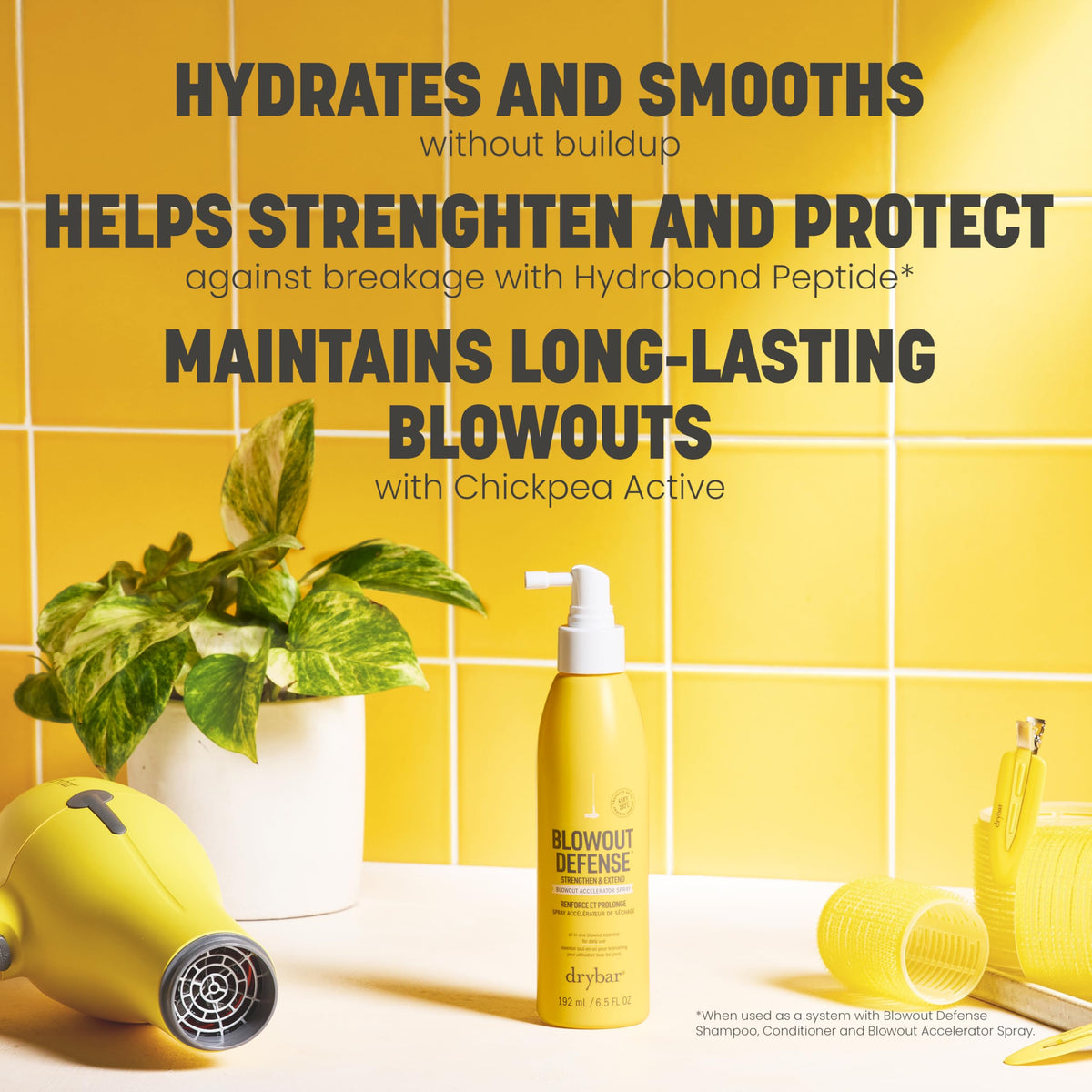 Khaki Drybar Blowout Defense Strengthen & Extend Blowout Accelerator Spray