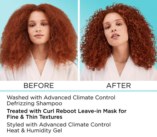 White Smoke OUIDAD Curl Reboot Strengthen + Nourish Leave-In Mask - Fine Hair, 8.5 oz.