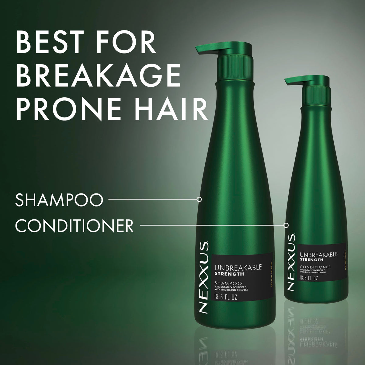 Black Nexxus Unbreakable Anti Breakage Conditioner 13.5 oz