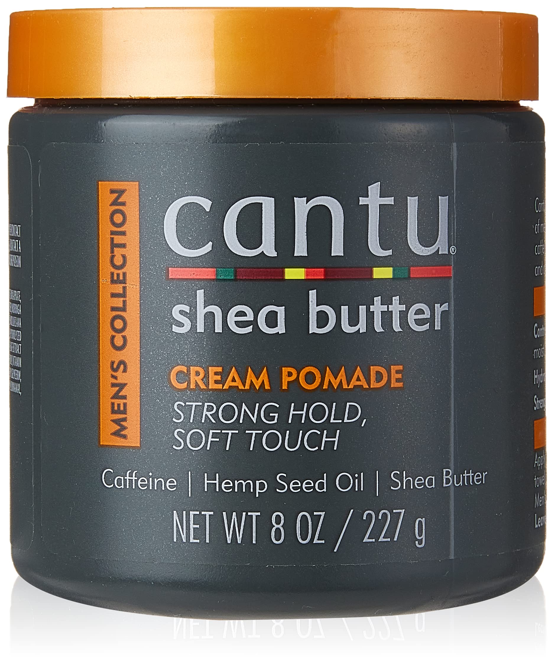 Dark Slate Gray Cantu Mens Cream Pomade 8 Ounce Jar (Pack of 3)