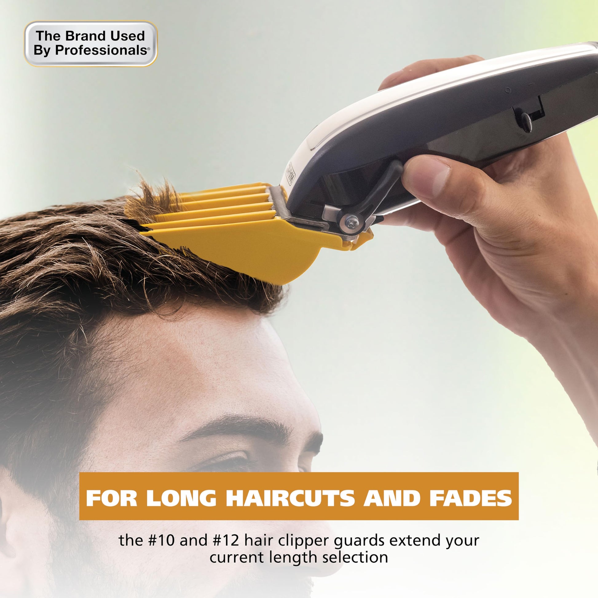 Lavender Wahl Hair Clipper Genuine Secure Fit Attachment Guard Set for Long Hair Styles and Fades, 2 Full Size Hair Clipper Guide Combs for Increased Cutting Performance - Model 3025025