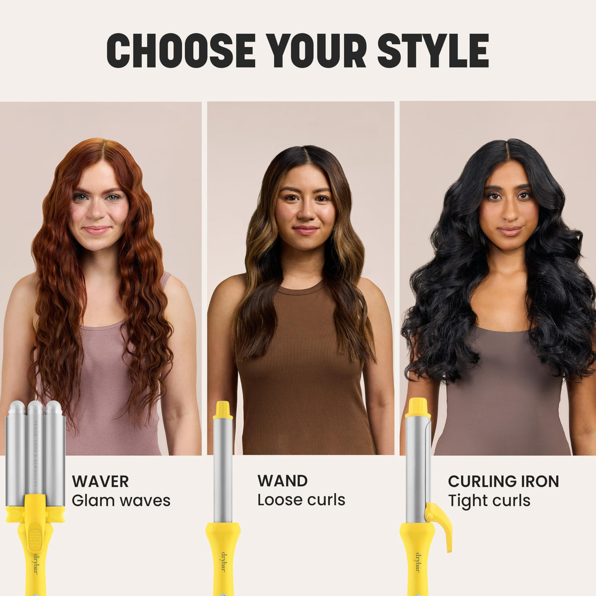 Misty Rose Drybar The Mixologist Interchangeable Styling Iron