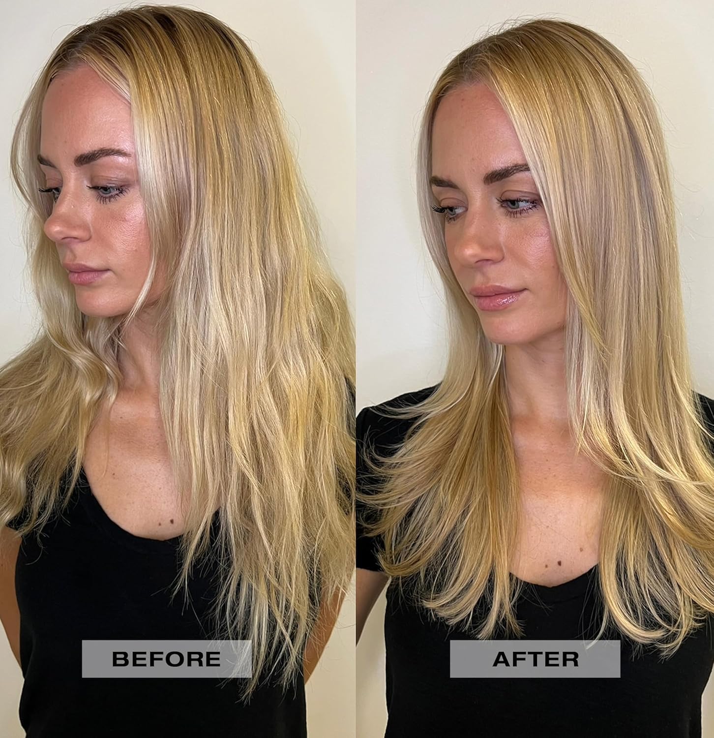 Black L’ANZA Healing Blonde Bright Conditioner, Formulated for Natural & Decolorized Blonde Hair - Boosts Shine & Brightness while Healing, with Sulfate-free, Paraben-free, Gluten-free Formula (32 Fl Oz)