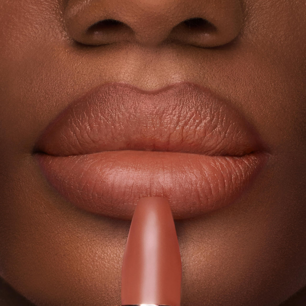 Saddle Brown Charlotte Tilbury Matte Revolution Lipstick - Long Lasting, Hydrating