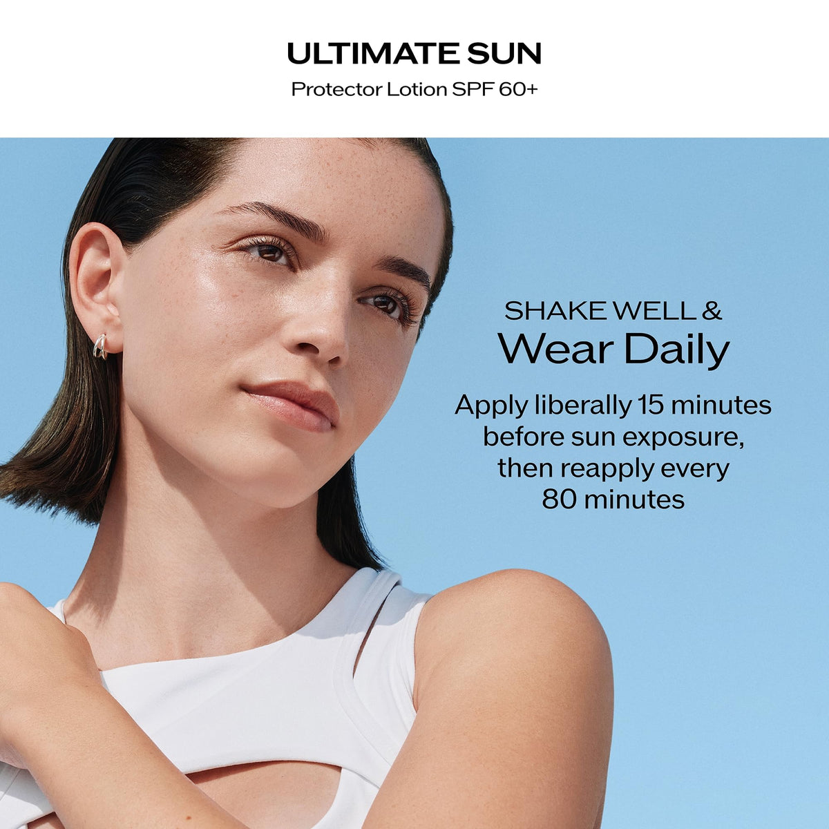 Sky Blue Shiseido Active Sun Protection Set - Benefiance Wrinkle Smoothing Eye Cream (5mL), Ultimate Sun Protector Lotion SPF 60+ (150mL) & Perfect Cleansing Oil (40mL) - $83 Value