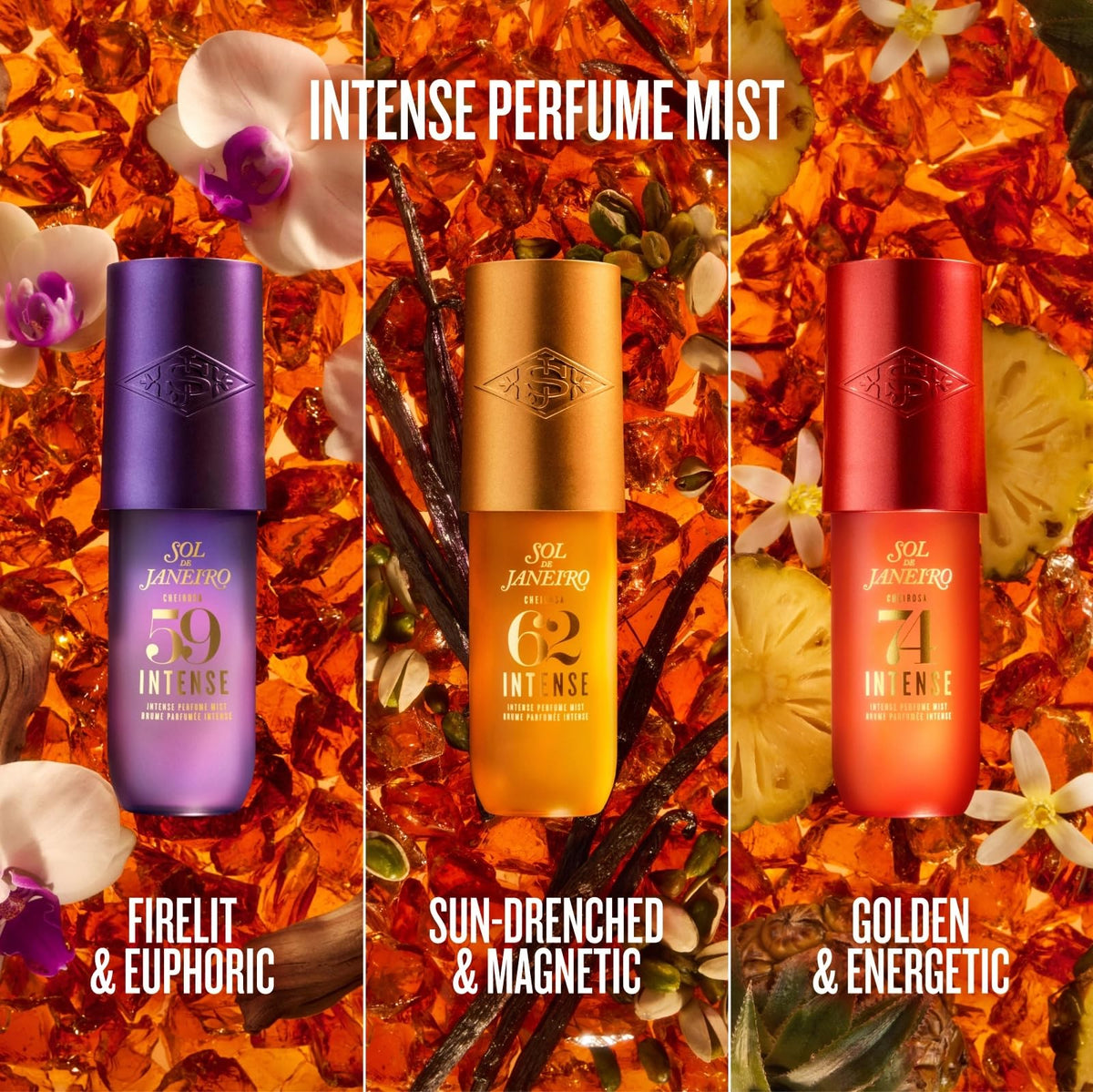 Saddle Brown Sol de Janeiro Intense Perfume Mist (Cheirosa 59 Intense)
