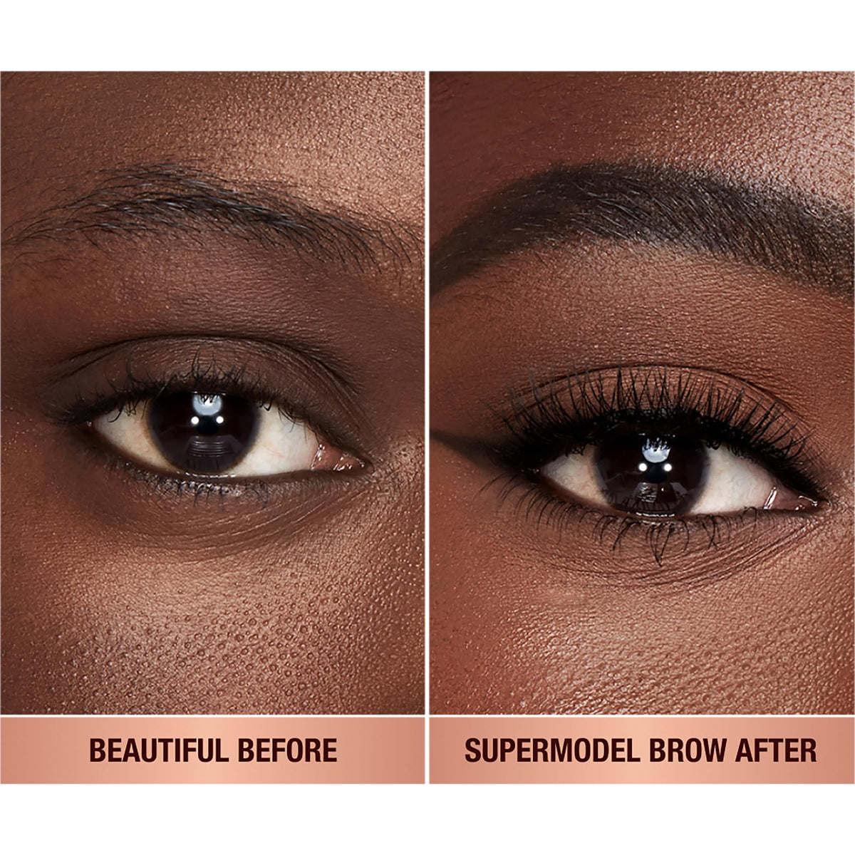 Saddle Brown Charlotte Tilbury Brow Cheat Eyebrow Pencil - Refillable, Micro-Precision