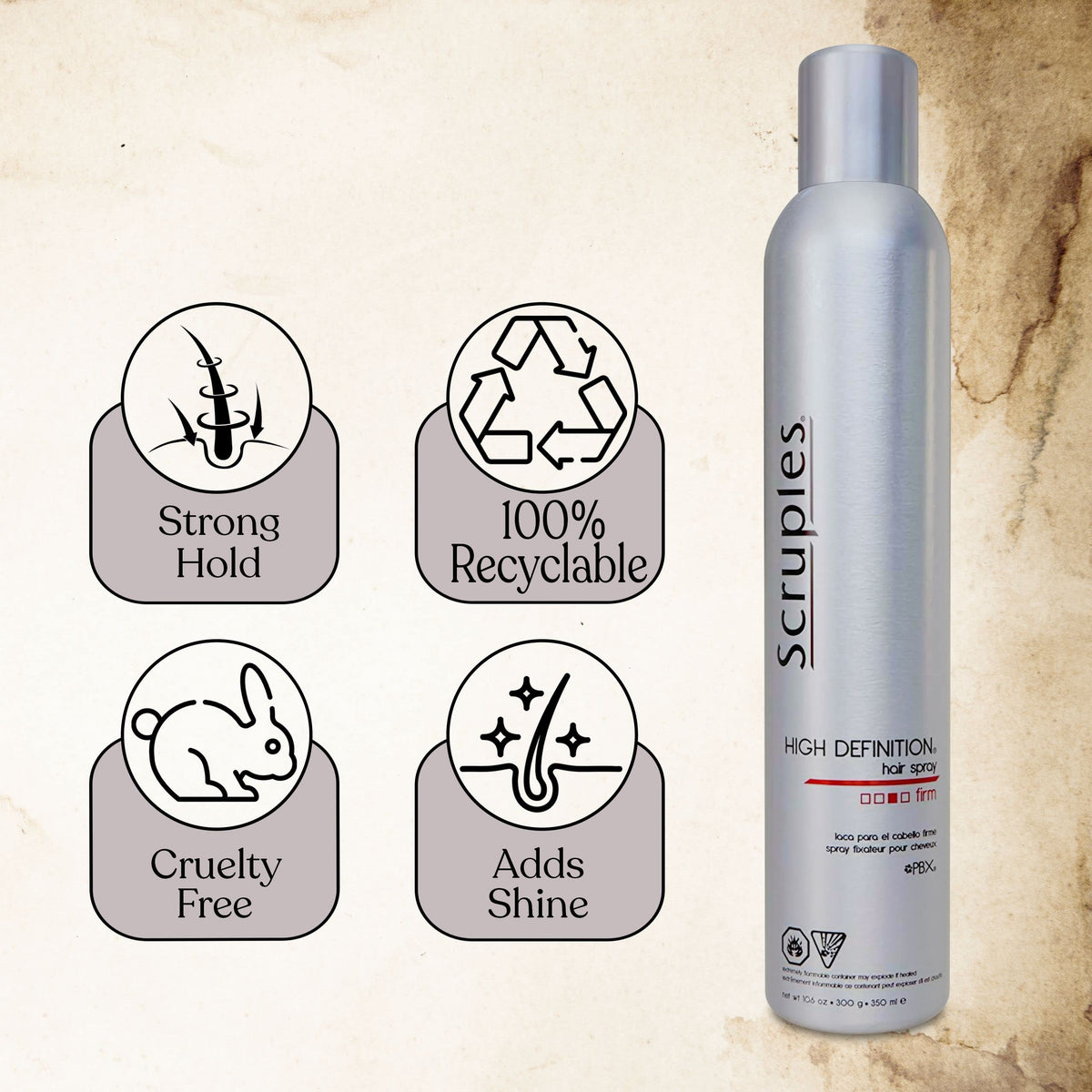Seashell Scruples High Definition Shaping Spray, 10.6 Fluid oz