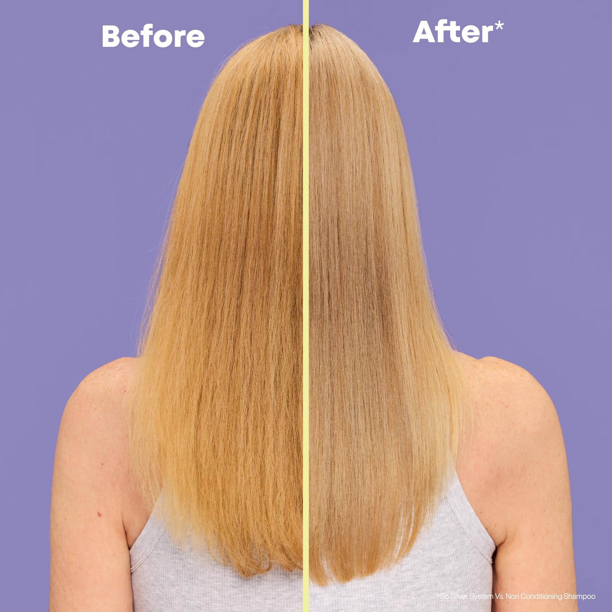 Light Slate Gray Matrix So Silver Purple Shampoo - Neutralizes Yellow Tones, Color Depositing, Brightening & Toning, Strengthens and Adds Shine, For Color Treated, Blonde, White and Platinum Hair, Vegan, 10.1 Fl Oz