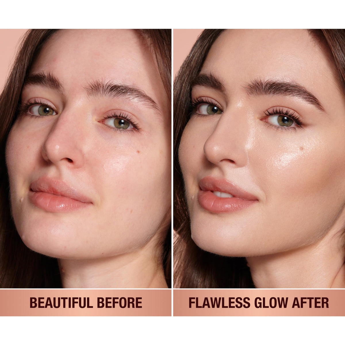 Light Pink Charlotte Tilbury Hollywood Flawless Filter - Multi‑Use Makeup Primer, Complexion Booster & Illuminating Liquid Highlighter with Sheer Coverage - Smooths & Blurs Skin