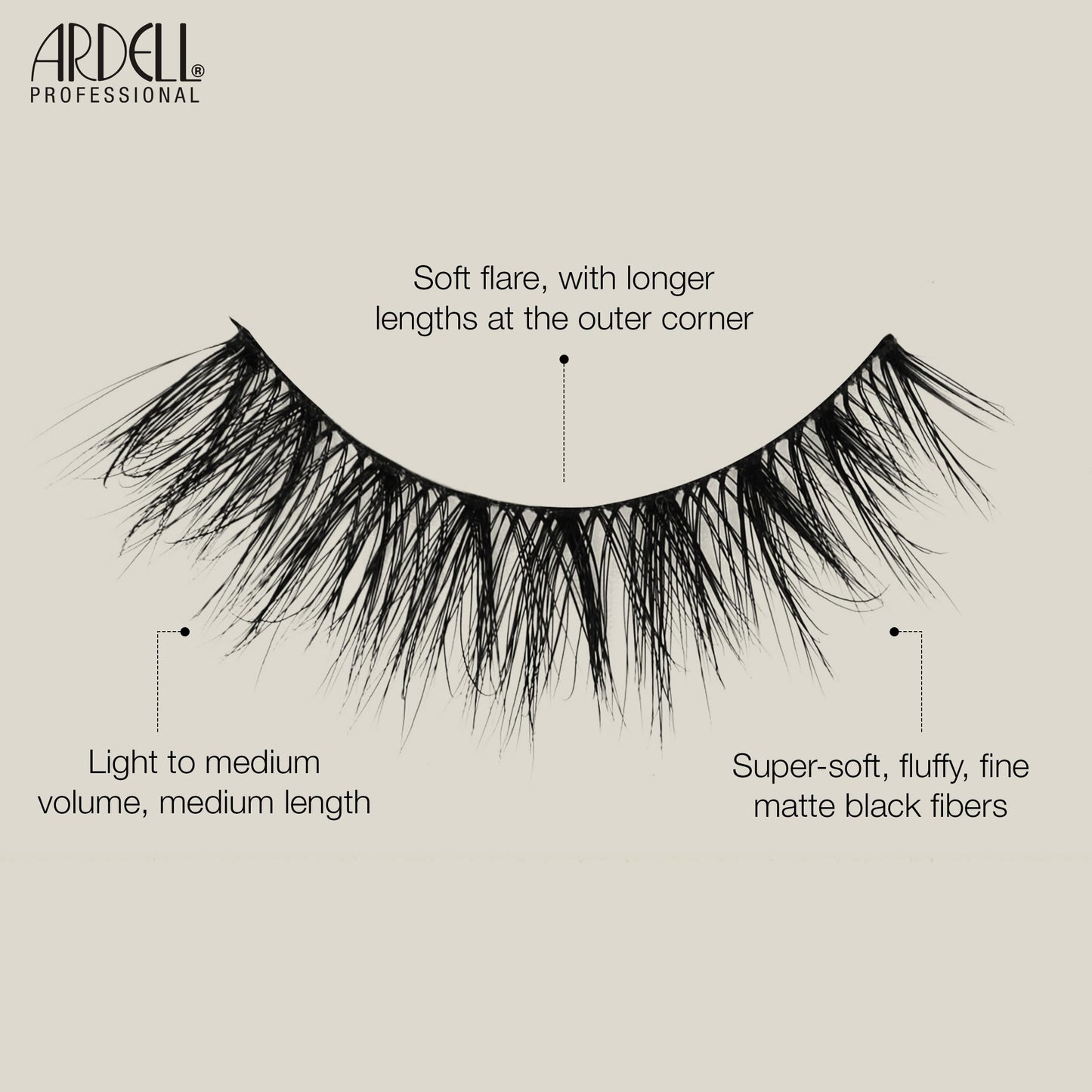 Light Gray Ardell Faux Mink Lashes Wispies 823 – Fluttery Strip Eyelashes, Crisscross, Vegan Mink, Cruelty-Free, Wispy Lashes Falsies for Seamless Wear, 4 Pack