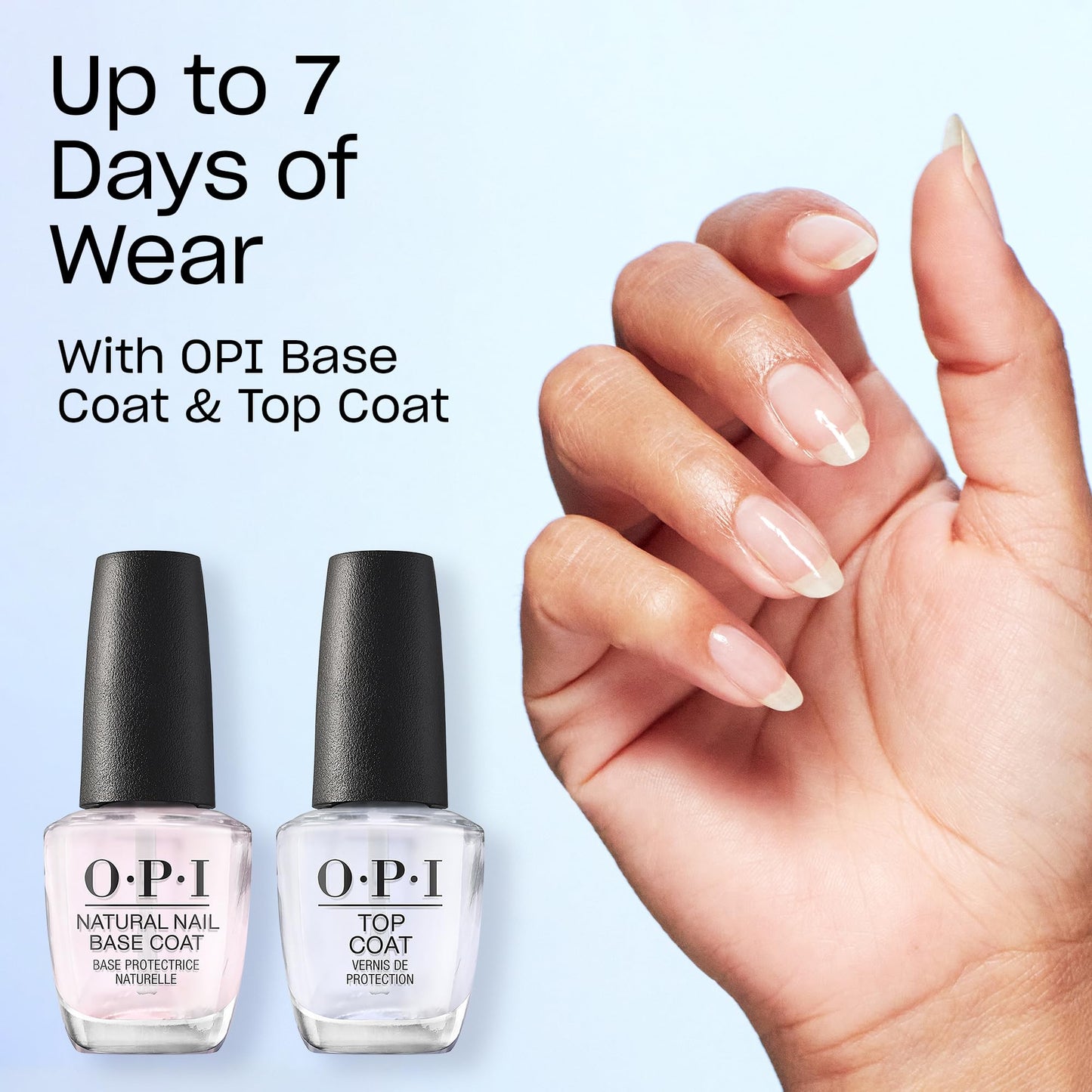 Alice Blue OPI Nail Lacquer Mod About Me | Opaque Soft Cool Lilac Purple Crème Chip Resistant Nail Polish | The New OPIcons Collection | Spring 2026