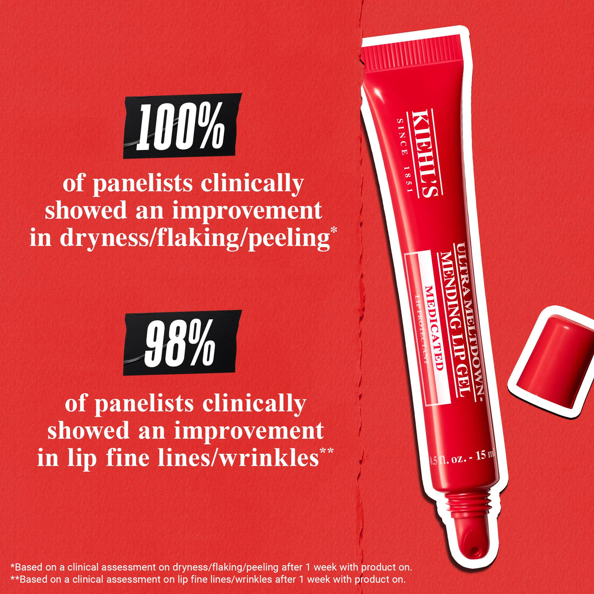 Firebrick Kiehl's Ultra Mending Lip Gel - 0.5 Fl Oz