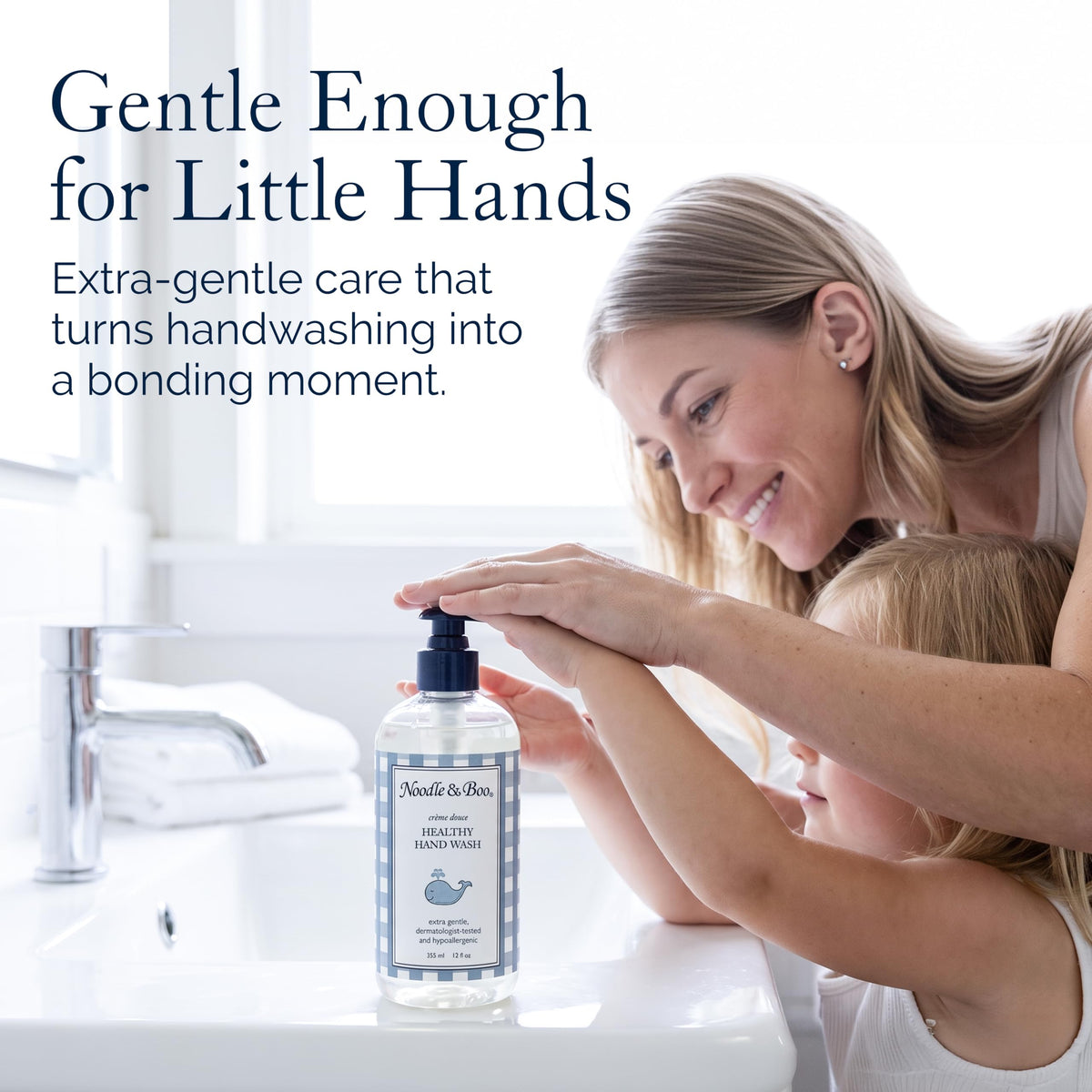 White Smoke Noodle & Boo Hand Care Essentials, Hand Wash + Lotion, 2-Piece Set, 12 Oz