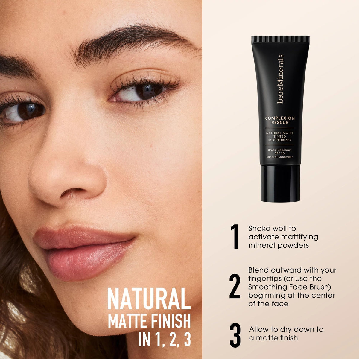 Misty Rose bareMinerals Complexion Rescue Matte Tinted Moisturizer, 1.18 oz