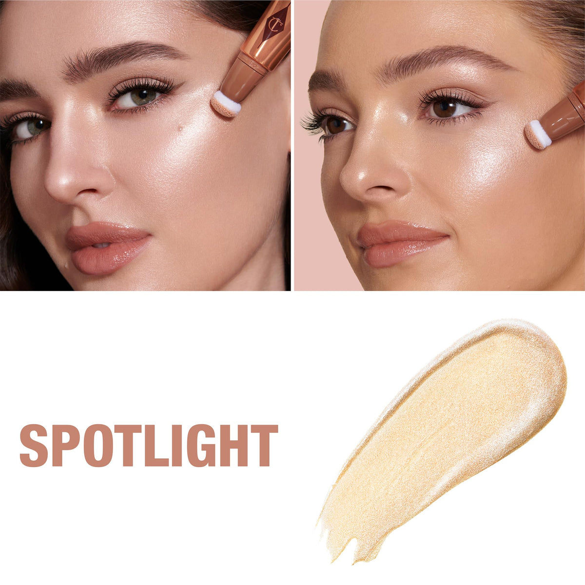 White Smoke Charlotte Tilbury Beauty Light Wand - Liquid Highlighter Makeup