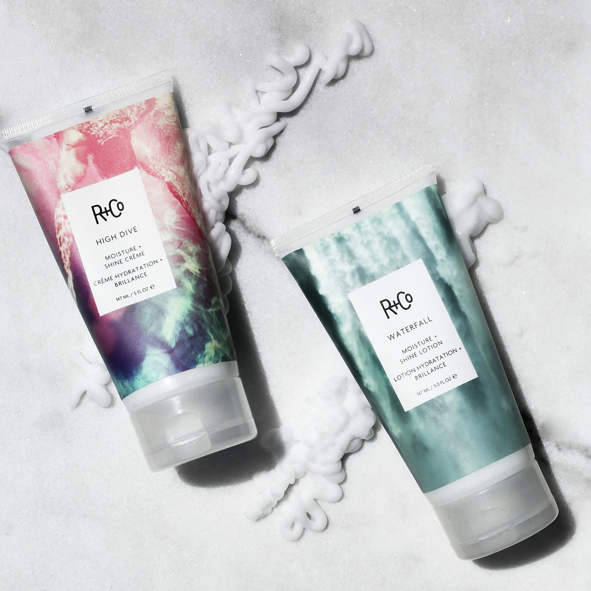 Lavender R+Co HIGH DIVE Moisture + Shine Crème