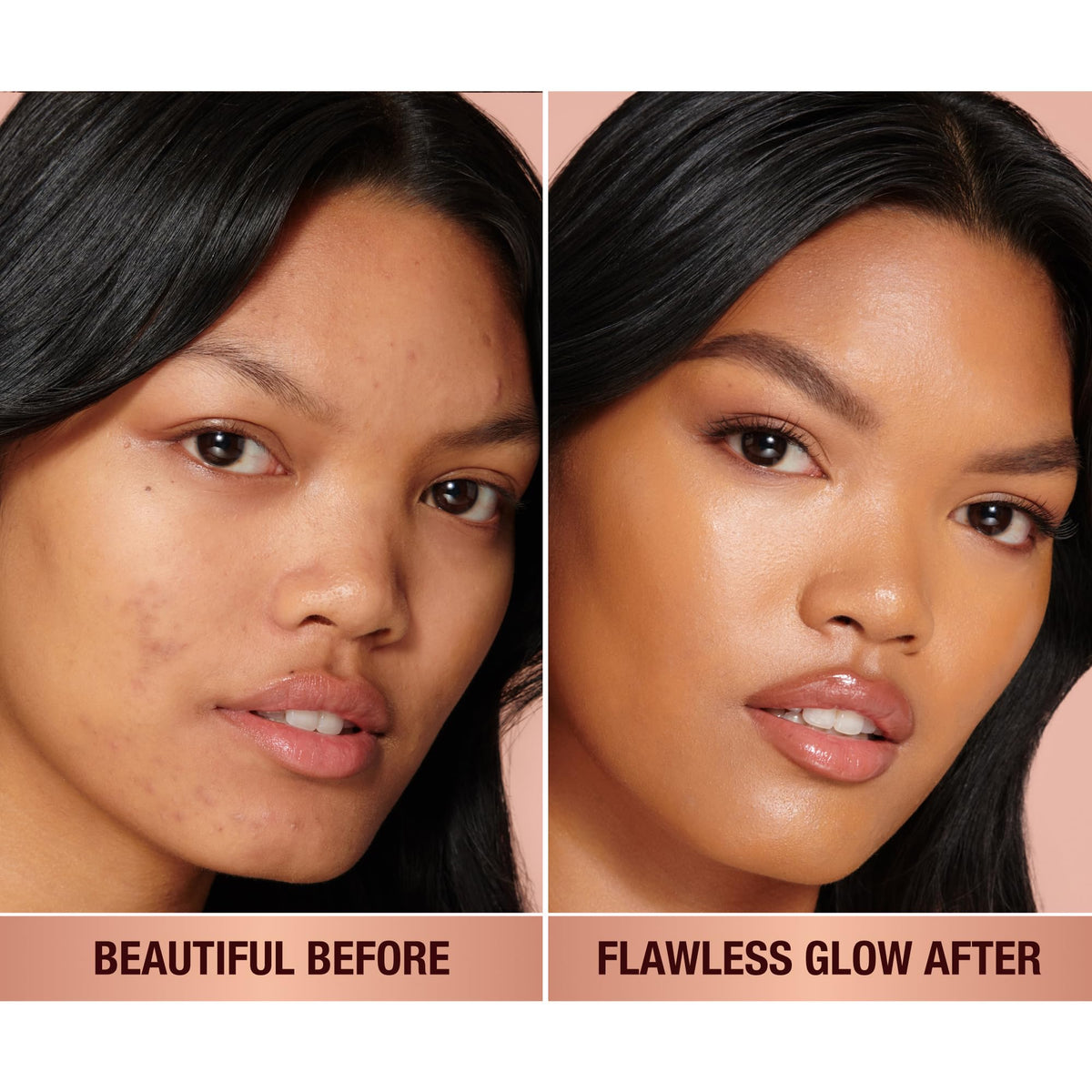 Dark Salmon Charlotte Tilbury Hollywood Flawless Filter - Multi‑Use Makeup Primer, Complexion Booster & Illuminating Liquid Highlighter with Sheer Coverage - Smooths & Blurs Skin