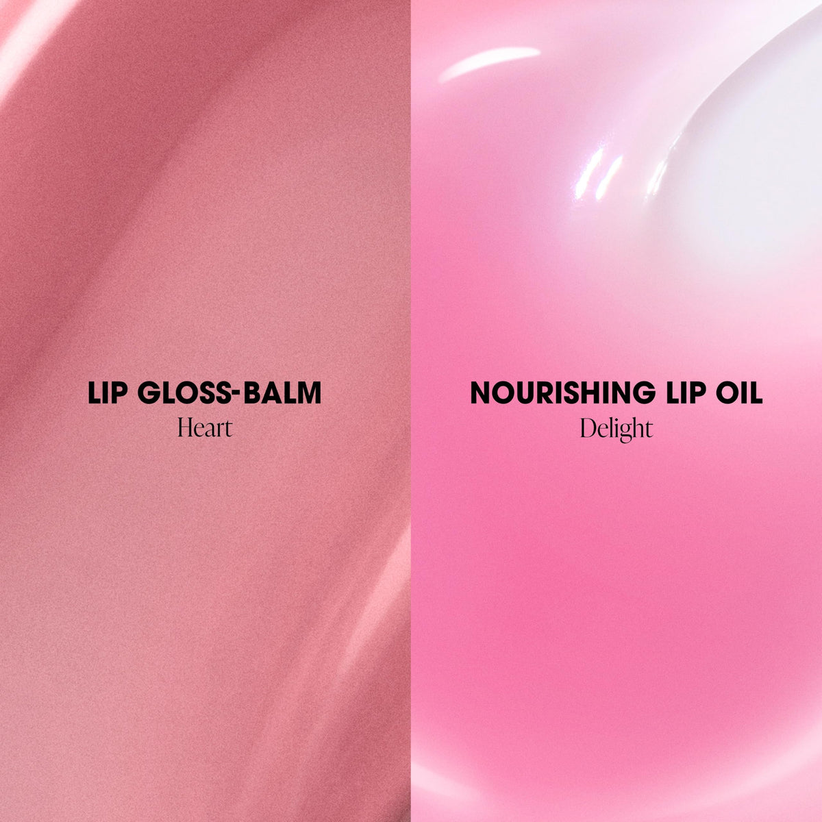 Hot Pink bareMinerals Gloss & Glaze Duo, Gloss Balm + Nourishing Lip Oil, 2 count