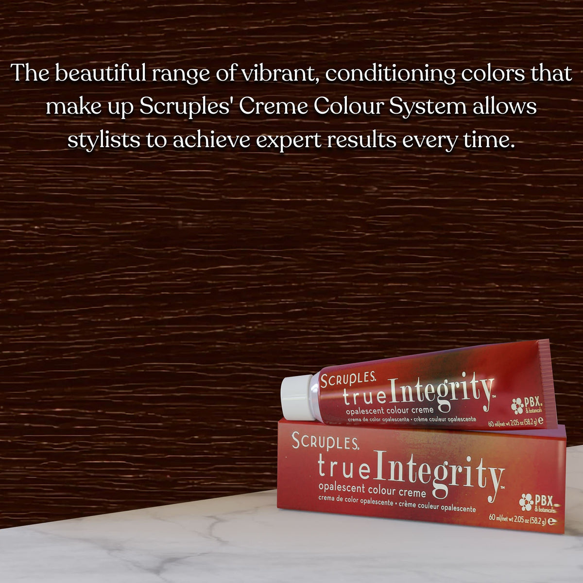 Black Scruples True Integrity Hair Color, 4rm Medium Red Mahogany Brown, 2.05 Ounce