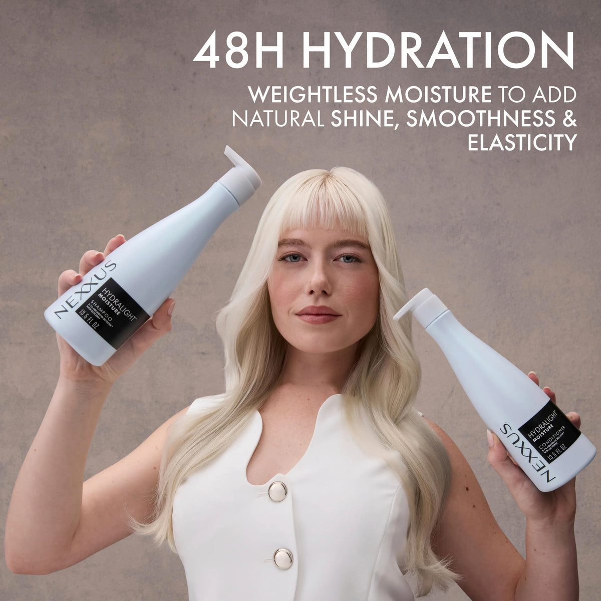 Light Slate Gray Nexxus HYDRALIGHT™ Shampoo for Lightweight Hydration 13.5 oz