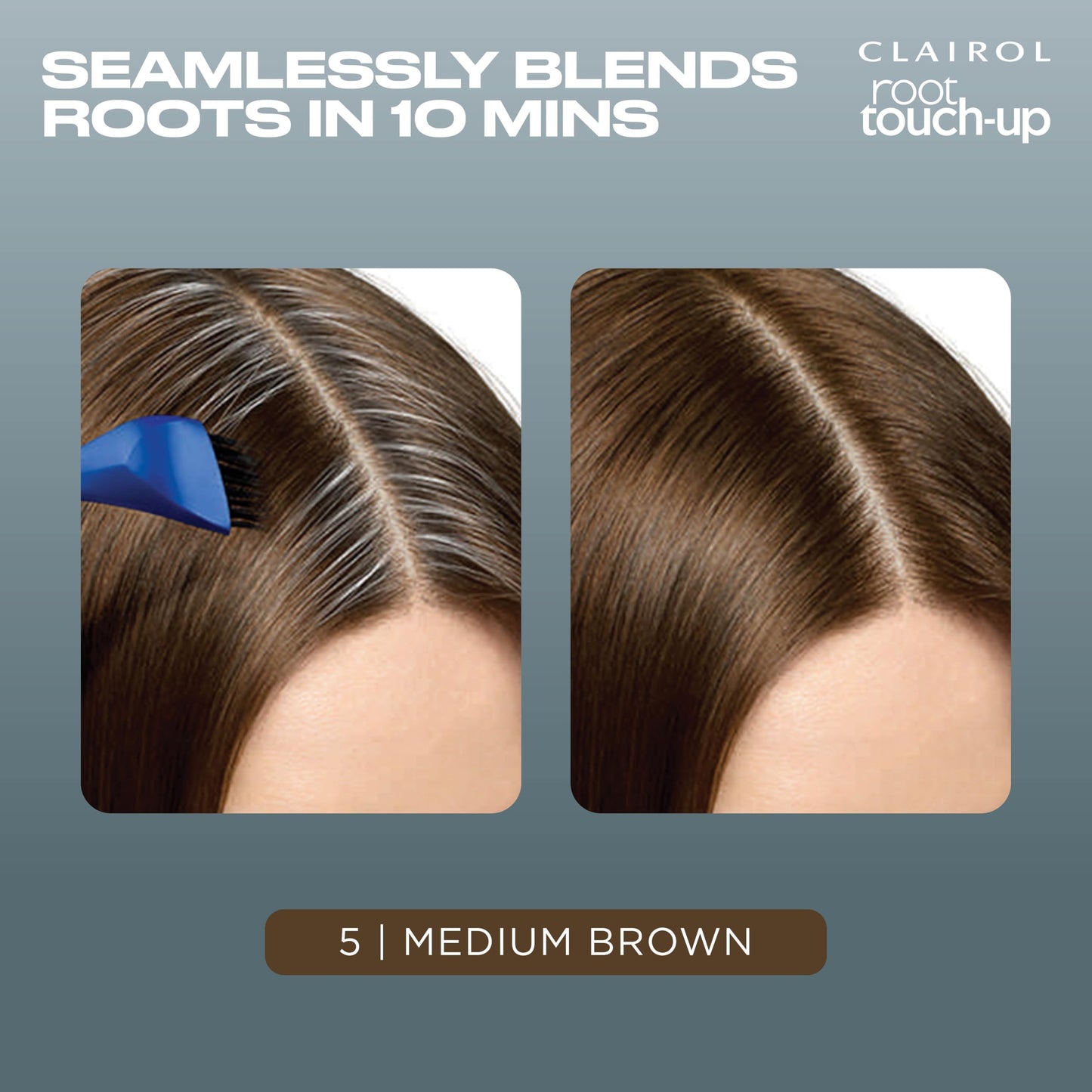 Dim Gray Clairol Root Touch-Up by Nice'n Easy Permanent Hair Dye, 5 Medium Brown Hair Color, (Pack of 1)