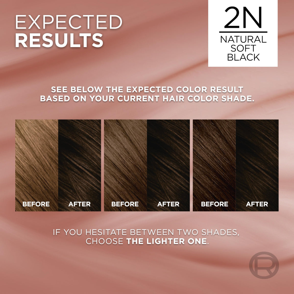 Rosy Brown L’Oreal Paris Excellence Universal Nudes Hair Color, 2N Natural Soft Black