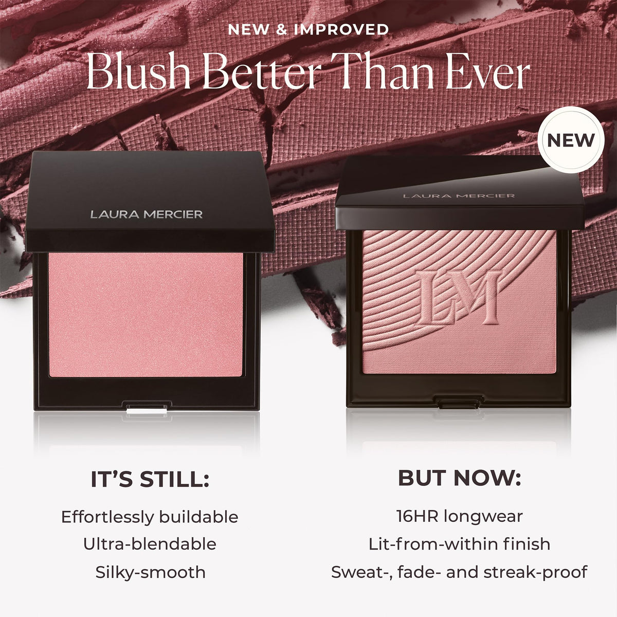 White Smoke Laura Mercier Blush Color Infusion Powder Duo, Apricot, 0.2 oz