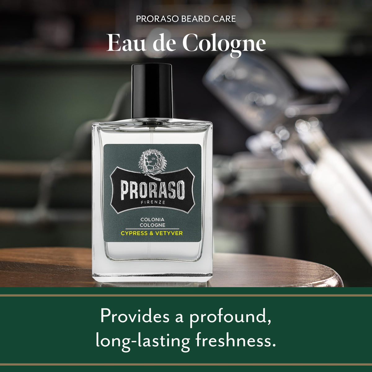 Dark Slate Gray Proraso Cypress and Vetvyer Cologne