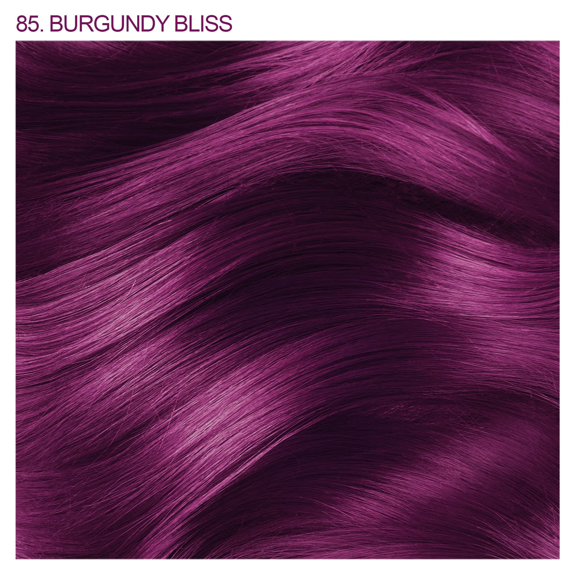 Black Adore Semi Permanent Hair Color - Vegan and Cruelty-Free Hair Dye - 4 Fl Oz - 085 Burgundy Bliss (Pack of 3)