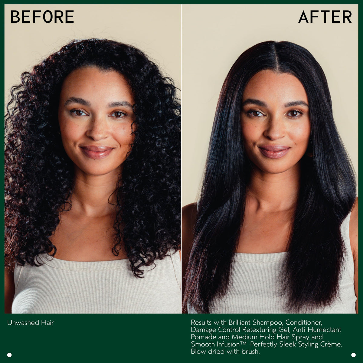 Black AVEDA Smooth Infusion Perfectly Sleek | Heat-Activated Styling Cream | Curly & Coily Hair | Protects Against Frizz, Humidity & Heat | Silicone Free | 97% Naturally Derived*, 5 Fl Oz