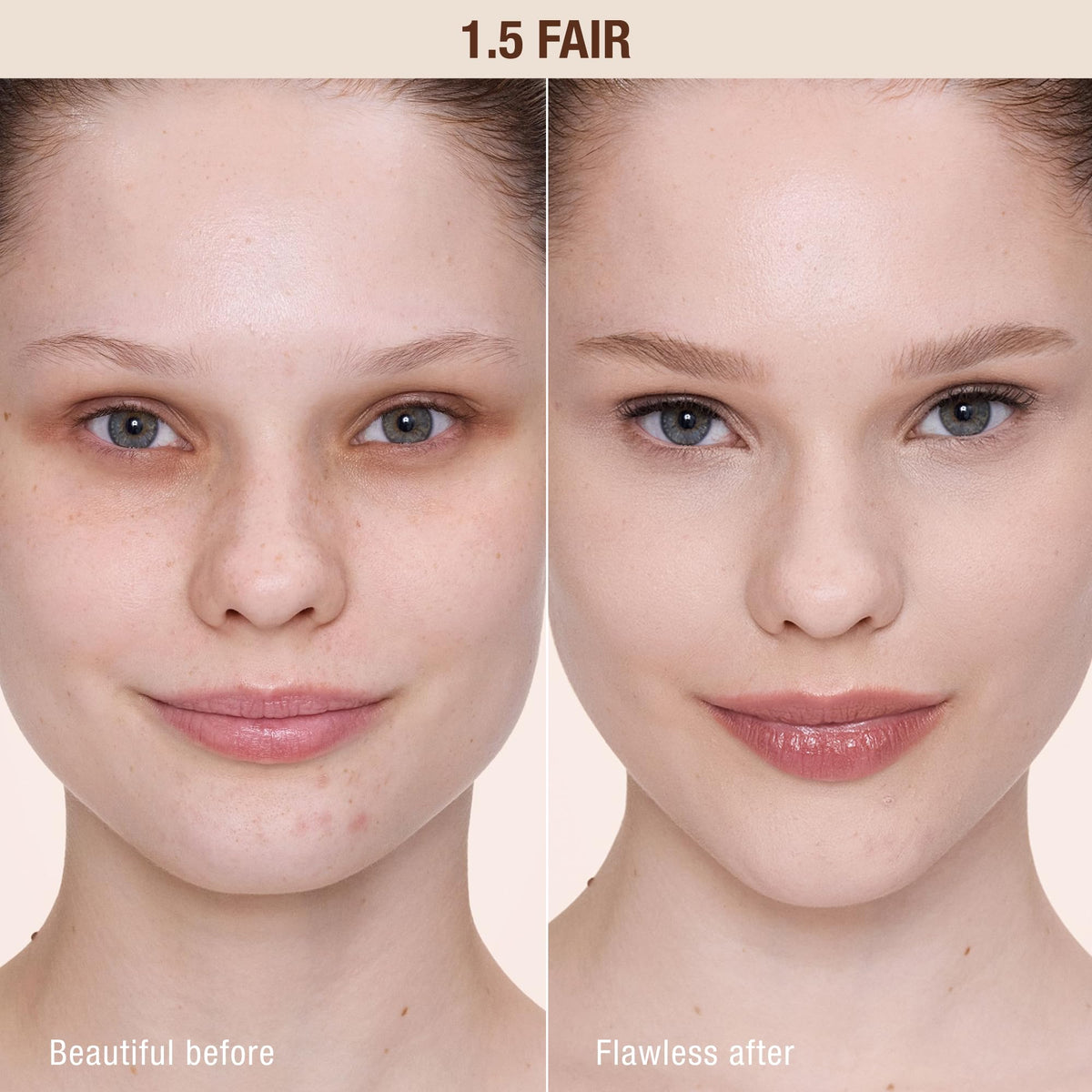 Tan Charlotte Tilbury AIRbrush Flawless Blur Concealer - Longwear Concealer for Dark Circles, Blemishes, Redness & More - Hydrating, Crease-Proof & Full Coverage with a Natural Matte Finish