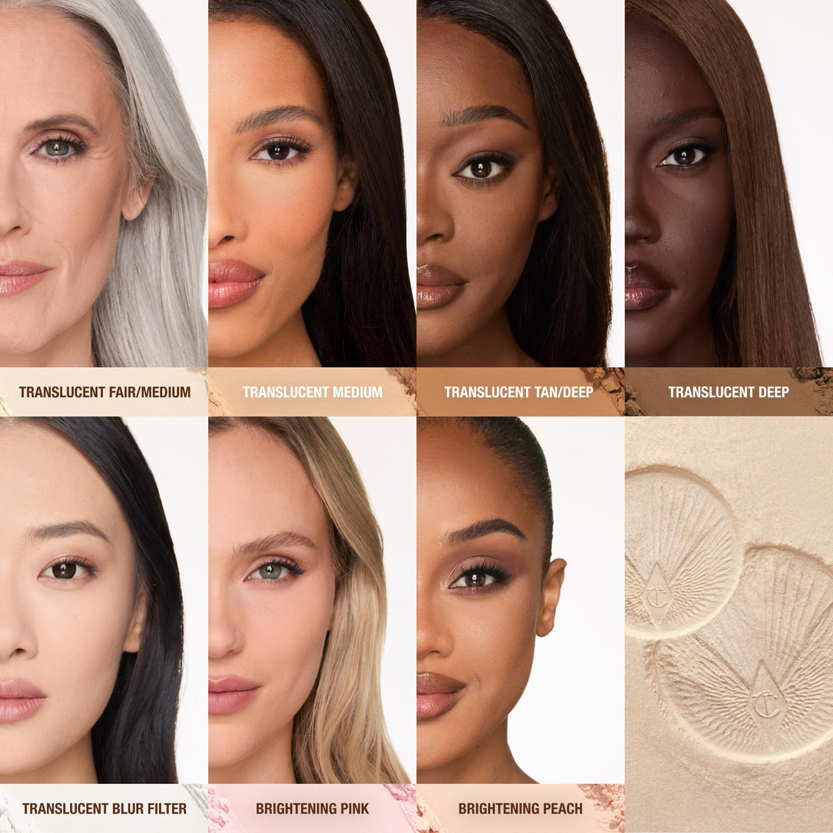 White Smoke Charlotte Tilbury Airbrush Flawless Blur Loose Powder - Longwear, Smoothing