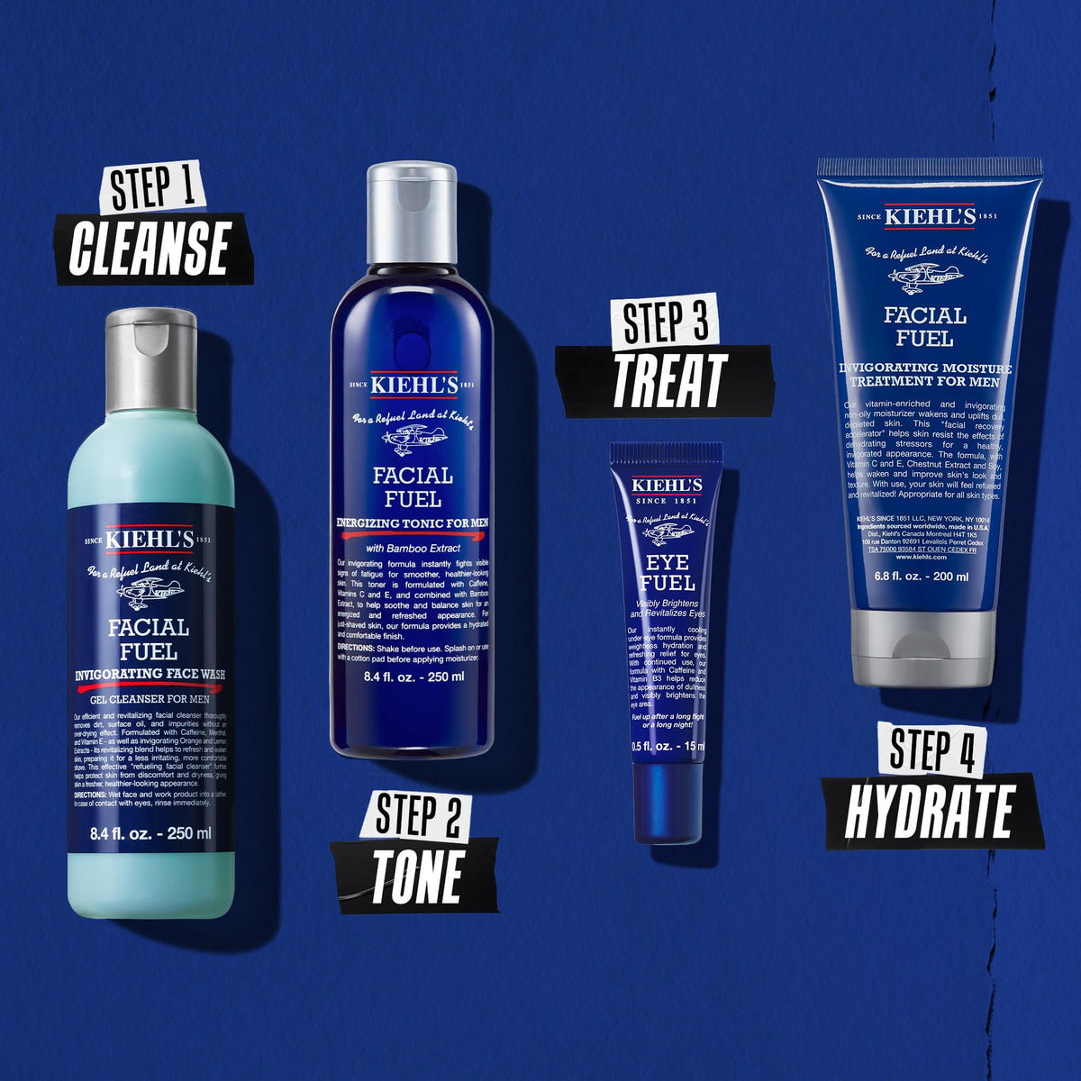 Midnight Blue Kiehl's - Facial Fuel Men's Energizing Moisturizer