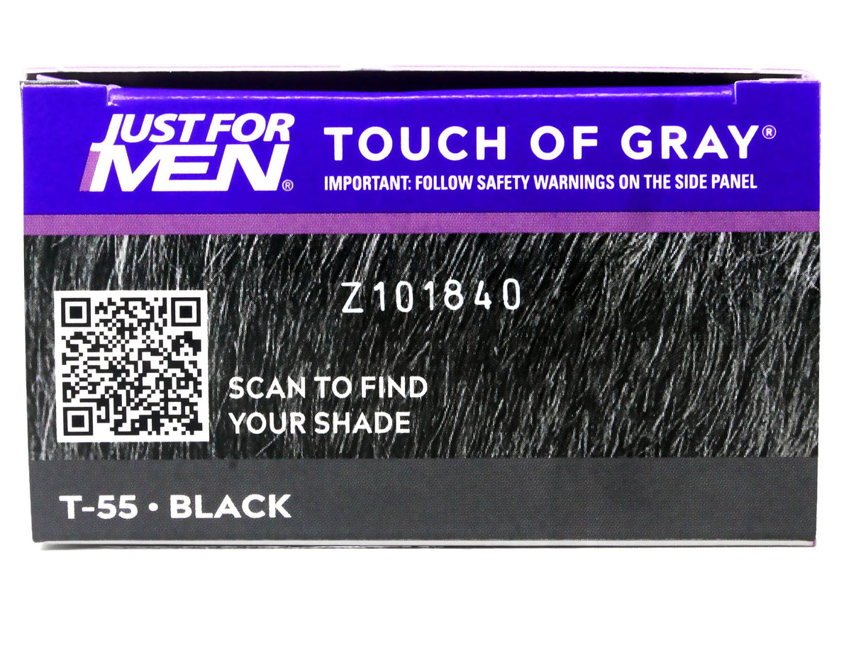 Dark Slate Gray Just For Men Touch of Gray Men's Hair Color, Dark Brown-Black