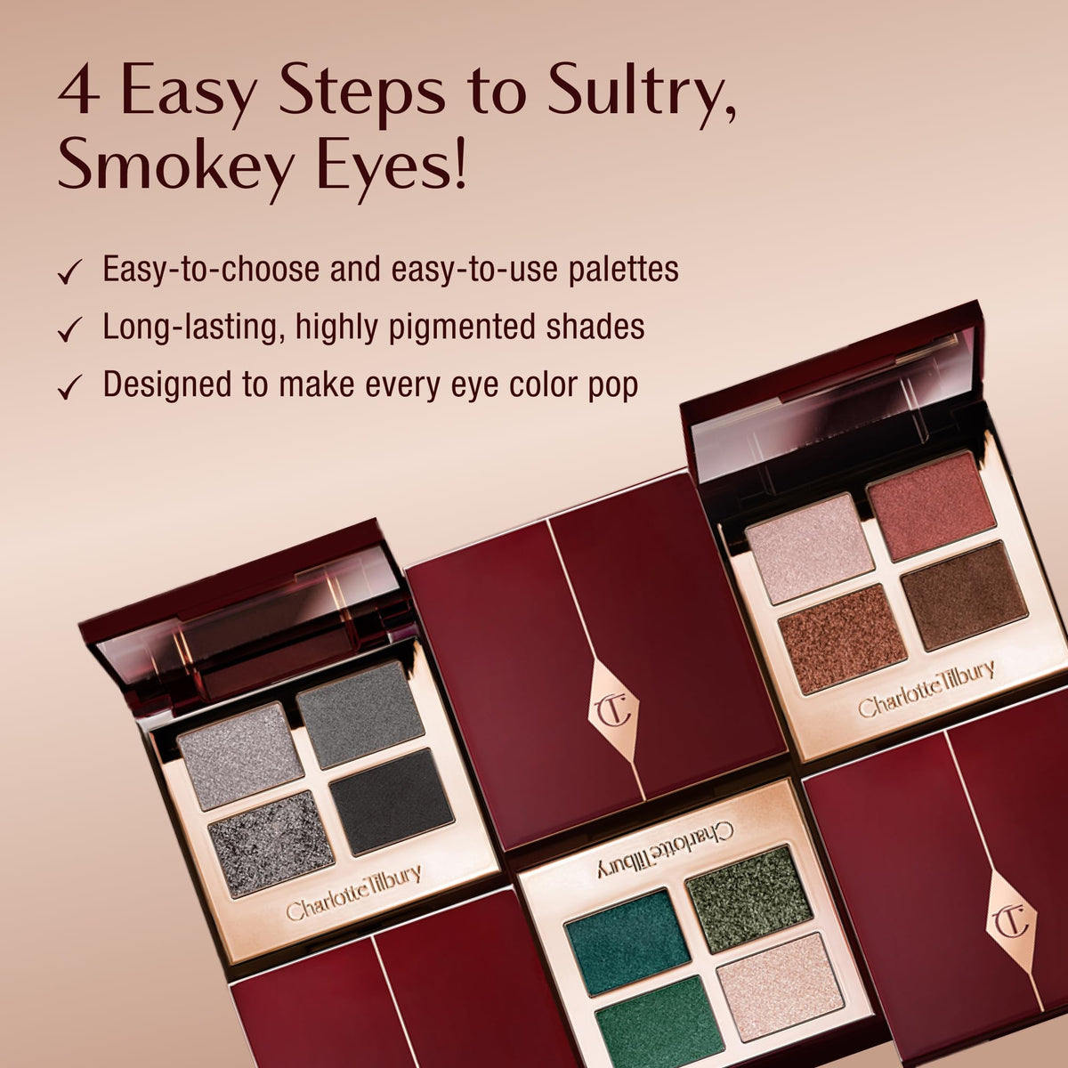Wheat Charlotte Tilbury Bigger, Brighter Eyeshadow Palette